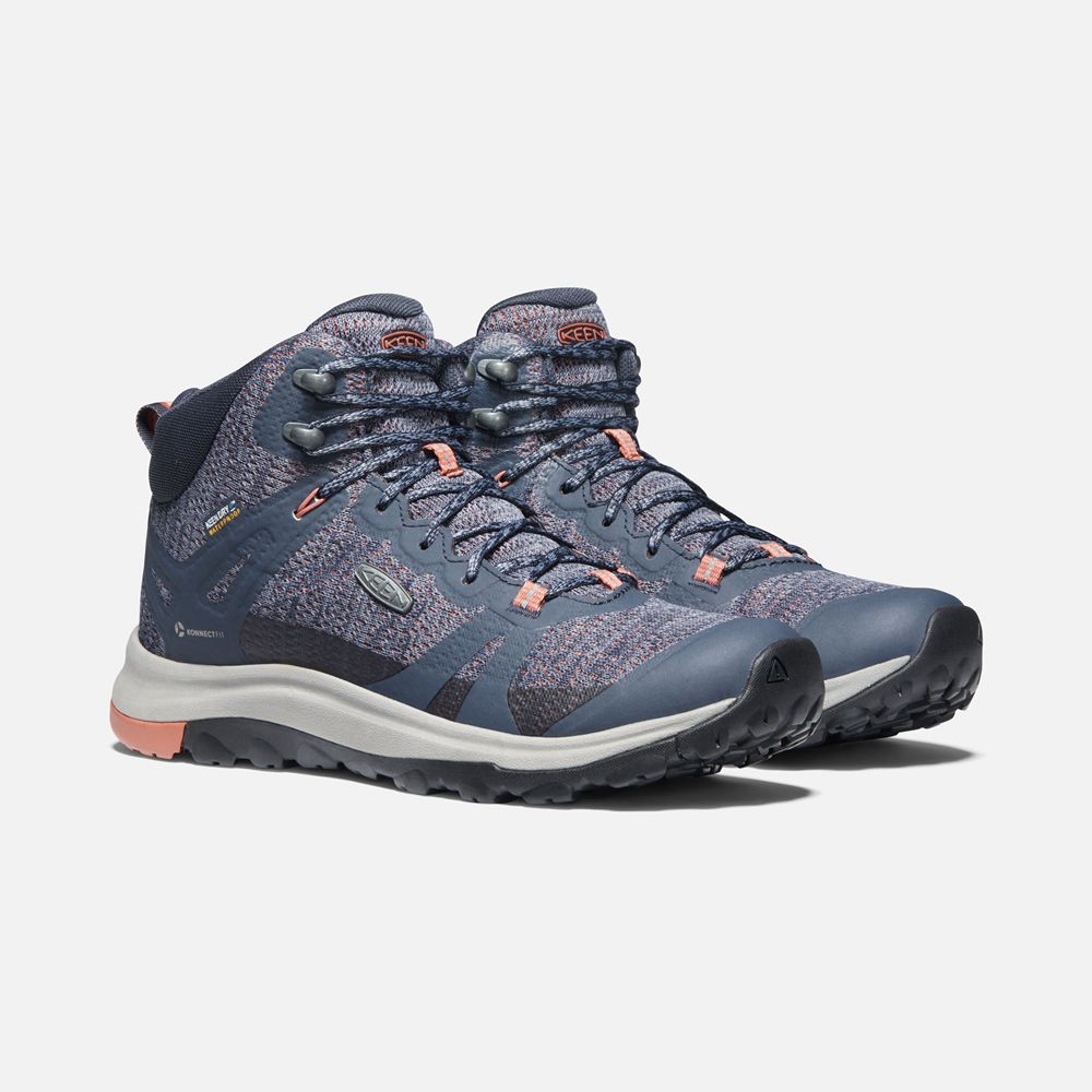 Keen Vandringskängor Dam Blå - Terradora Ii Waterproof - 519387QVD